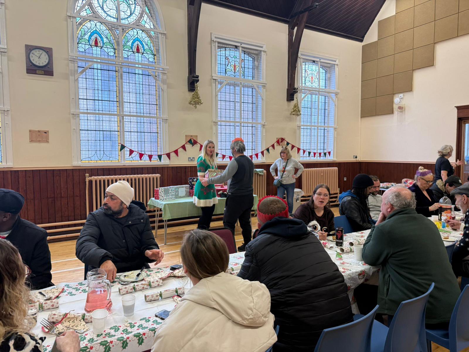 Community gathering at DayTime Hub